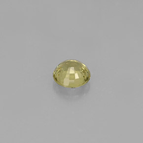 Granato grossularia naturale verde da 0,43 ct, taglio rotondo, VS