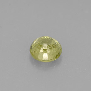 Granato grossularia naturale verde da 0,40 ct, taglio rotondo, VS