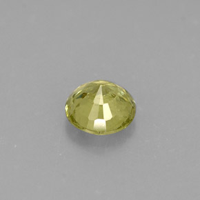 Granato grossularia naturale verde da 0,37 ct, taglio rotondo, VS