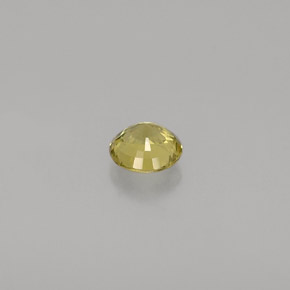 Granato grossularia naturale verde da 0,37 ct, taglio rotondo, VVS-VS