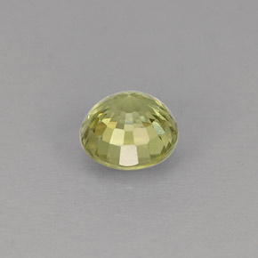 Granato grossularia naturale verde da 0,49 ct, taglio rotondo, VVS-VS
