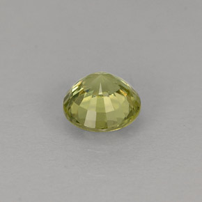 Granato grossularia naturale verde da 0,46 ct, taglio rotondo, VVS-VS