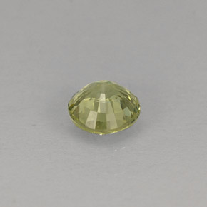 Granato grossularia naturale verde da 0,35 ct, taglio rotondo, VVS-VS