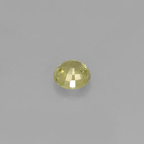 Granato grossularia naturale verde da 0,46 ct, taglio rotondo, VS