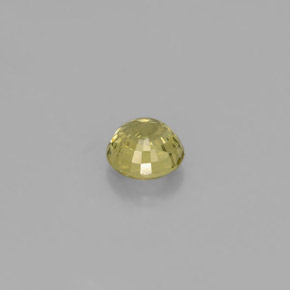 Granato grossularia naturale verde da 0,54 ct, taglio rotondo, VS