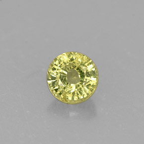 Granato grossularia naturale verde da 0,46 ct, taglio rotondo, VS-SI