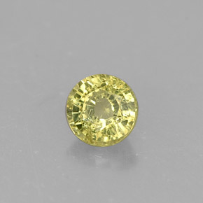 Granato grossularia naturale verde da 0,46 ct, taglio rotondo, VS-SI