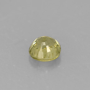 Granato grossularia naturale verde da 0,46 ct, taglio rotondo, VS-SI