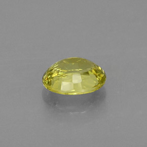 Granato grossularia naturale giallo da 0,53 ct, taglio ovale, VS