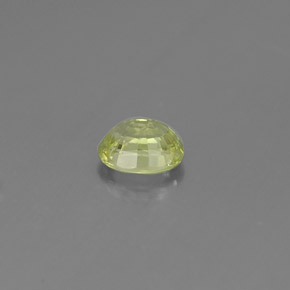 Granato grossularia naturale verde da 0,52 ct, taglio ovale, VS