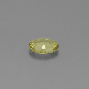 Granato grossularia naturale verde da 0,45 ct, taglio ovale, VVS-VS