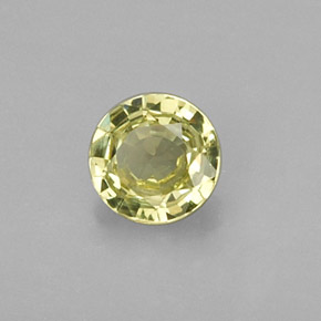 Granato grossularia naturale verde da 0,29 ct, taglio rotondo, VVS-VS