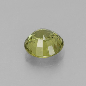 Granato grossularia naturale verde da 0,47 ct, taglio rotondo, VS