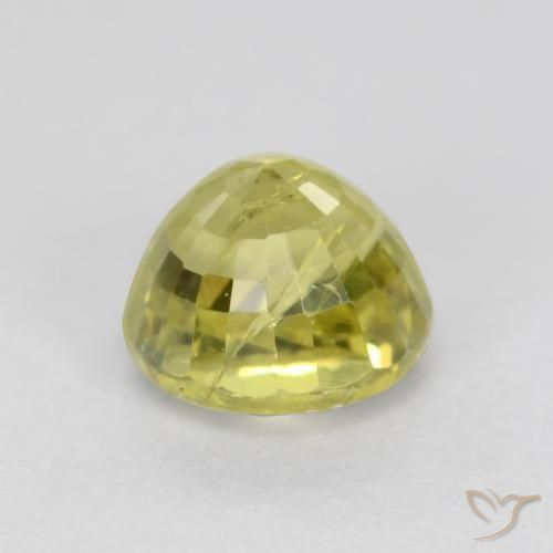 Granato grossularite Giallo medio naturale da 0.70 ct, Rotondo, VS