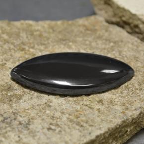 Ematite Grigio scuro naturale da 44.75 ct, Taglio marquise, Opaco