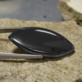 Ematite Grigio scuro naturale da 44.75 ct, Taglio marquise, Opaco