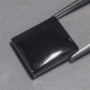 Ematite Grigio nero naturale da 29.22 ct, Taglio a baguette, Opaco