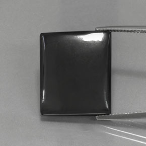 Ematite Grigio nero naturale da 35.61 ct, Taglio a baguette, Opaco