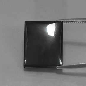 Ematite Grigio nero naturale da 29.56 ct, Taglio a baguette, Opaco