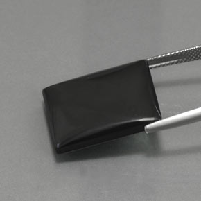 Ematite Grigio nero naturale da 29.56 ct, Taglio a baguette, Opaco