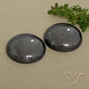 Gemme di Ematite Grigio medio naturale da 66.67 ct, Rotondo, Opaco
