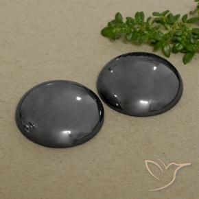 Gemme di Ematite Grigio nero naturale da 66.33 ct, Rotondo, Opaco