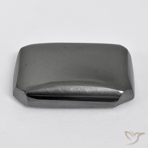 Ematite Grigio medio naturale da 25.04 ct, Ottagonale / Taglio smeraldo, Opaco