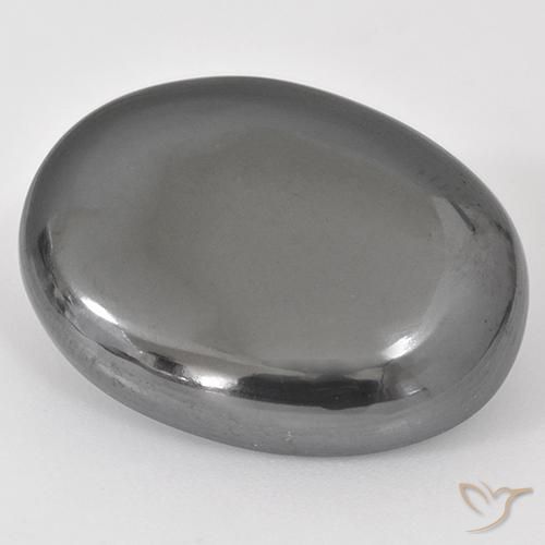 Ematite Grigio medio naturale da 38.86 ct, Ovale, Opaco