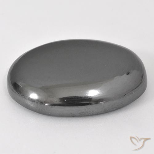 Ematite Grigio medio naturale da 38.86 ct, Ovale, Opaco