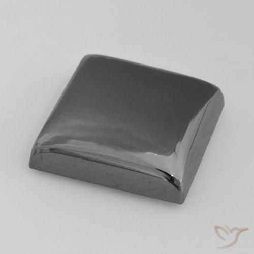 Ematite Grigio medio naturale da 21.92 ct, Quadrato, Opaco