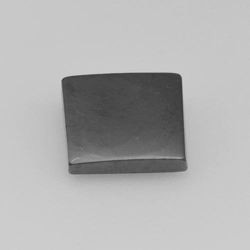 Ematite Grigio argento naturale da 2.90 ct, Taglio a baguette, Opaco