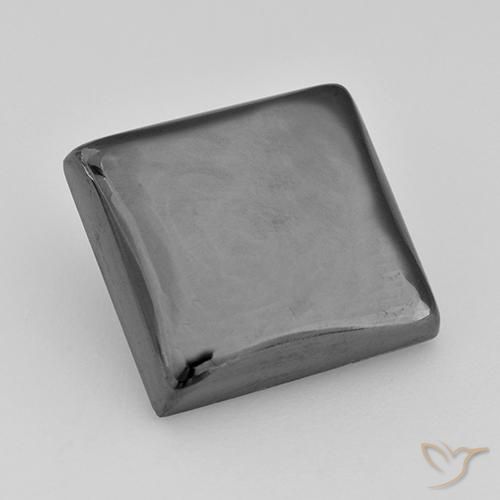Ematite Grigio argento naturale da 23.29 ct, Quadrato, Opaco