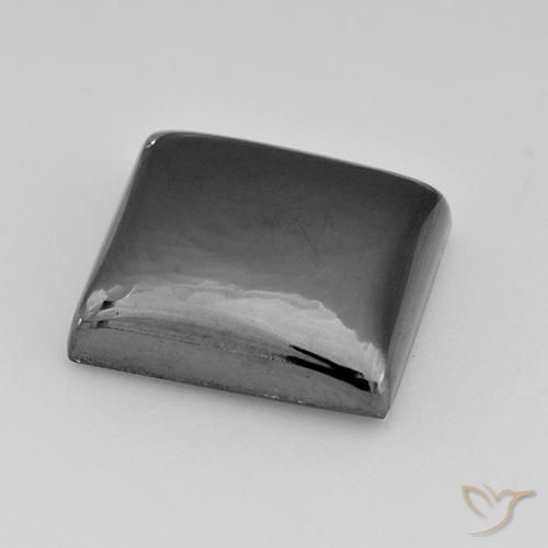 Ematite Grigio argento naturale da 23.29 ct, Quadrato, Opaco
