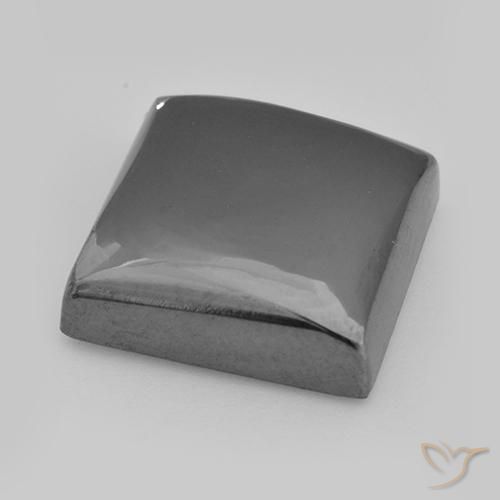 Ematite Grigio medio naturale da 25.13 ct, Quadrato, Opaco