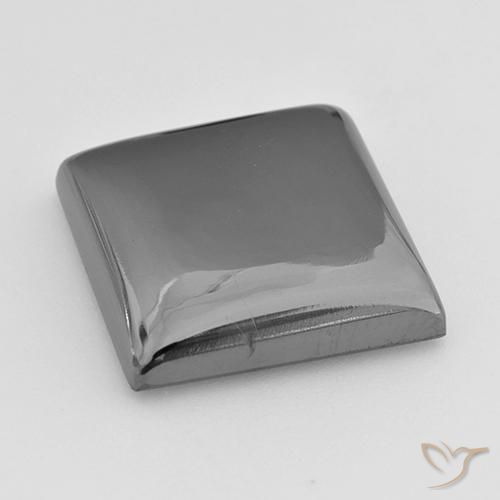 Ematite Grigio argento naturale da 20.88 ct, Quadrato, Opaco