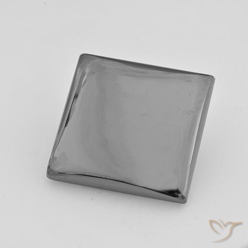 Ematite Grigio medio naturale da 20.31 ct, Quadrato, Opaco