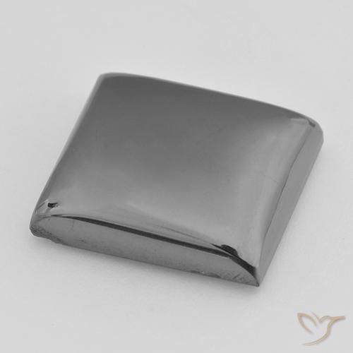 Ematite Grigio argento naturale da 24.23 ct, Quadrato, Opaco