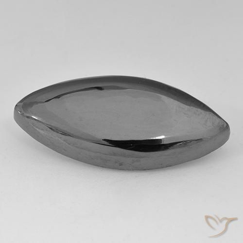 Ematite Grigio medio naturale da 23.24 ct, Taglio marquise, Opaco