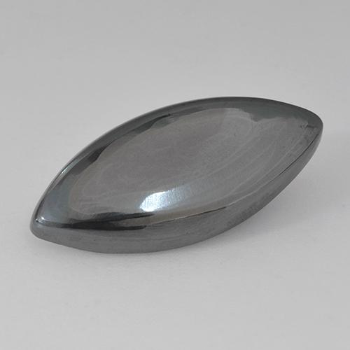 Ematite naturale grigio da 10,23 ct, marchesa, opaco