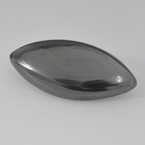 Ematite naturale grigio da 10,23 ct, marchesa, opaco