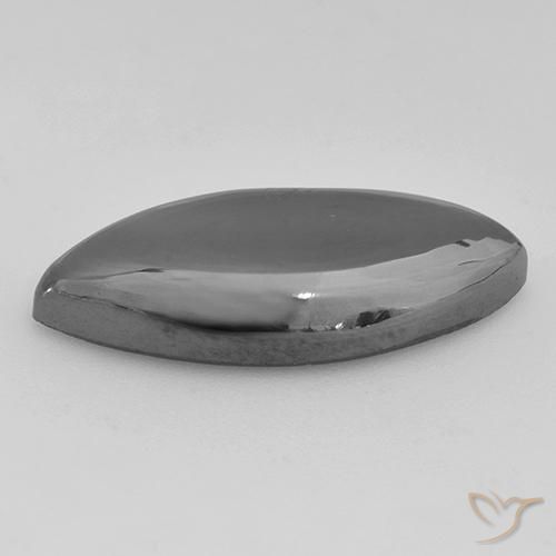 Ematite naturale grigio da 13,32 ct, marchesa, opaco