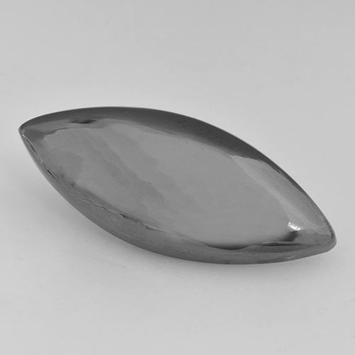 Ematite naturale grigio da 17,41 ct, marchesa, opaco
