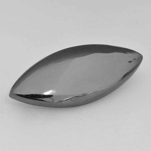 Ematite naturale grigio da 17,41 ct, marchesa, opaco