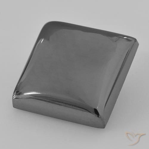 Ematite Grigio medio naturale da 28.45 ct, Quadrato, Opaco