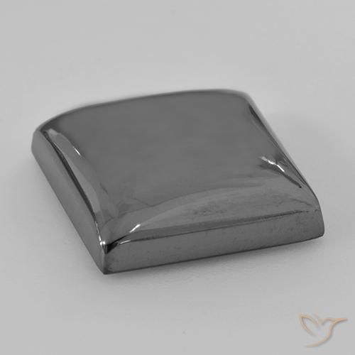 Ematite Grigio medio naturale da 28.45 ct, Quadrato, Opaco