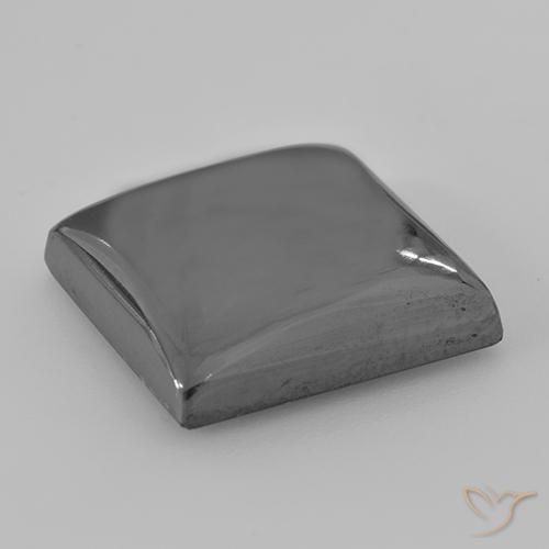 Ematite Grigio medio naturale da 23.73 ct, Quadrato, Opaco