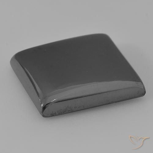 Ematite Grigio medio naturale da 26.42 ct, Quadrato, Opaco