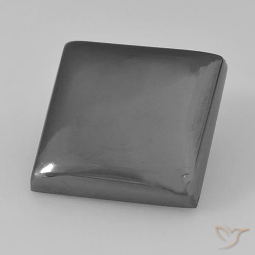 Ematite Grigio medio naturale da 23.37 ct, Quadrato, Opaco