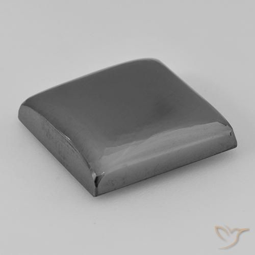 Ematite Grigio medio naturale da 23.37 ct, Quadrato, Opaco