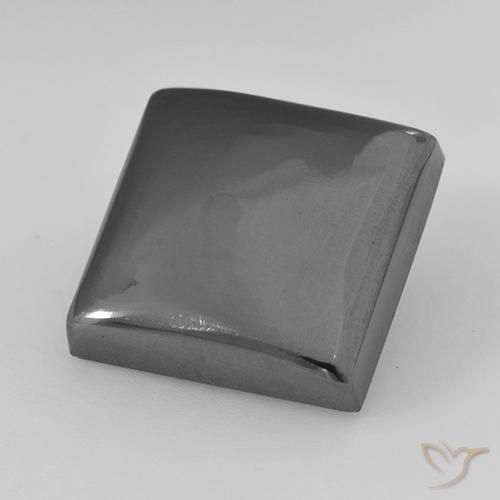 Ematite Grigio argento naturale da 21.47 ct, Quadrato, Opaco